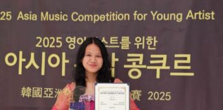 Bikin Bangga Indonesia, Gaia Brisbie Narwastu Putrichandra Sabet Juara 1 Asia Music Competition 2025 di Korsel