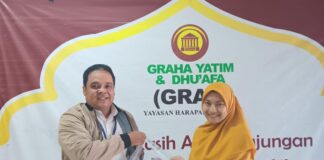 BRI KC Jakarta Warung Buncit Berbagi Kebahagiaan di Yayasan Harapan Robbani