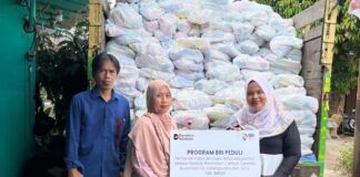 BRI BO Tambun Salurkan TJSL Berupa 5.000 Paket Sembako