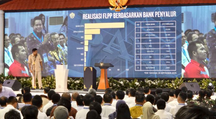 BRI Region 7 Jakarta 2 Hadiri Acara Akad Massal 26.000 KPR FLPP dan Serah Terima Kunci bersama Presiden RI