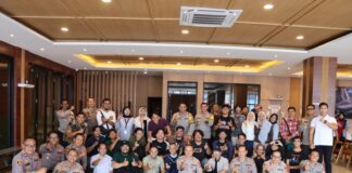 Pererat Sinergi, Kapolres Depok dan Wartawan Komitmen Jaga Profesionalisme