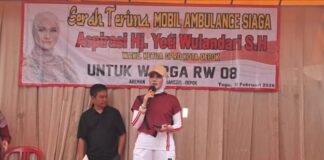 Aksi Nyata ‘Emak Aing’ untuk Warga Tugu, Ambulance Siaga jadi Buktinya