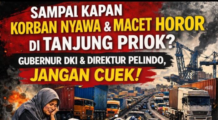 Pramono dan Pelindo Duduk Manis Ditengah Kusutnya Kemacetan Jakut Akibat Truk Kontainer
