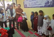 Gelar Santunan Yatim Piatu, Kekompakan Wartawan Media Center DPRD Depok Tuai Pujian