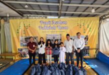 BRI Mabes TNI Cilangkap Salurkan Paket Sembako ke Yayasan Fadhilah Ihsan Cipayung